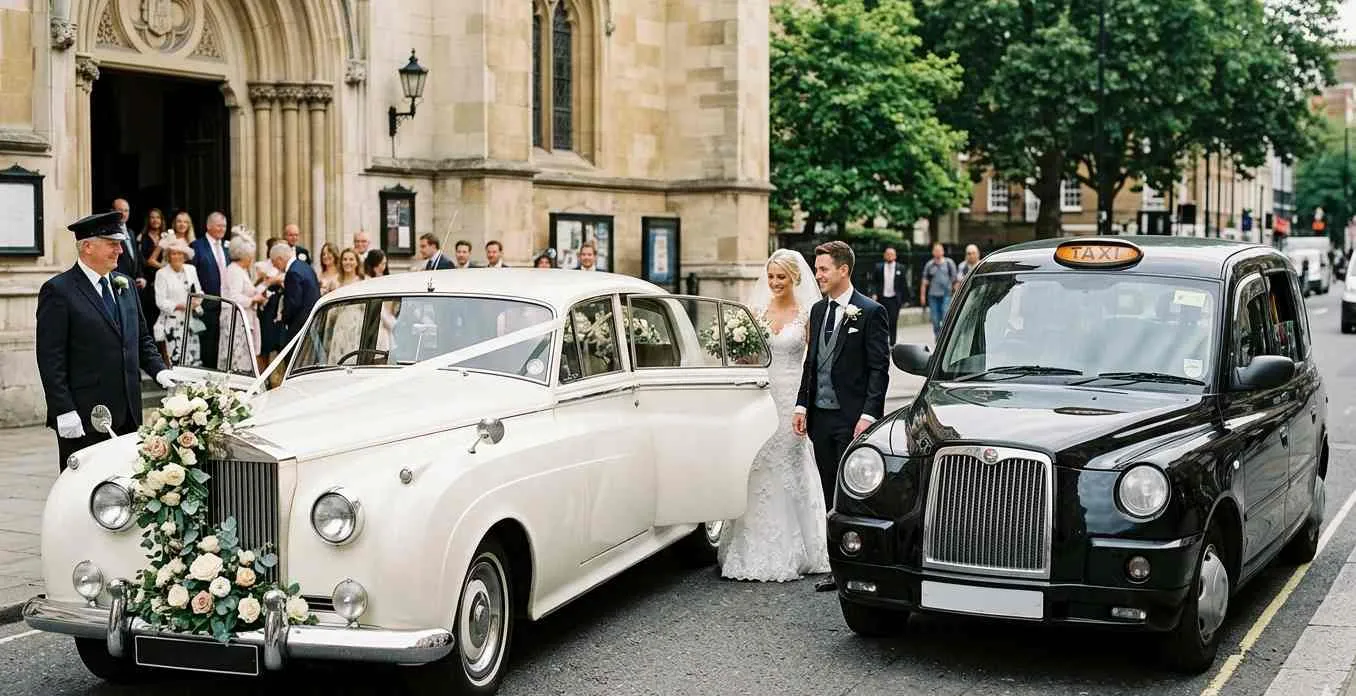 wedding car hire vs taxi